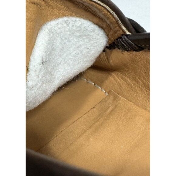 Salvatore Ferragamo Geneva Brown Shoes Gancini Silver Bit Loafers Mens Sz 9.5 EE - Picture 10 of 11
